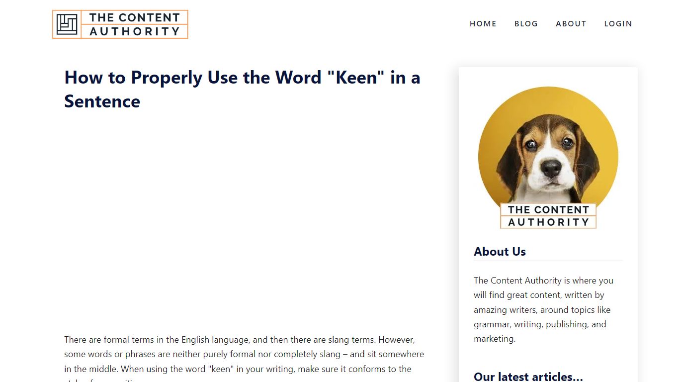 How to Properly Use the Word "Keen" in a Sentence